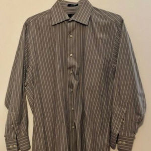 Calvin Klein Dress Shirt Button Down Men's Long